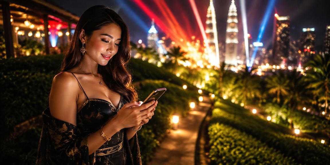 Pengguna Kuala Lumpur mengakses kasino mudah alih kpktoto dari telefon pintar